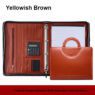 Wholesale a4 multifunction pu leather binder document folder with calculator and handle padfolio portfolio folder