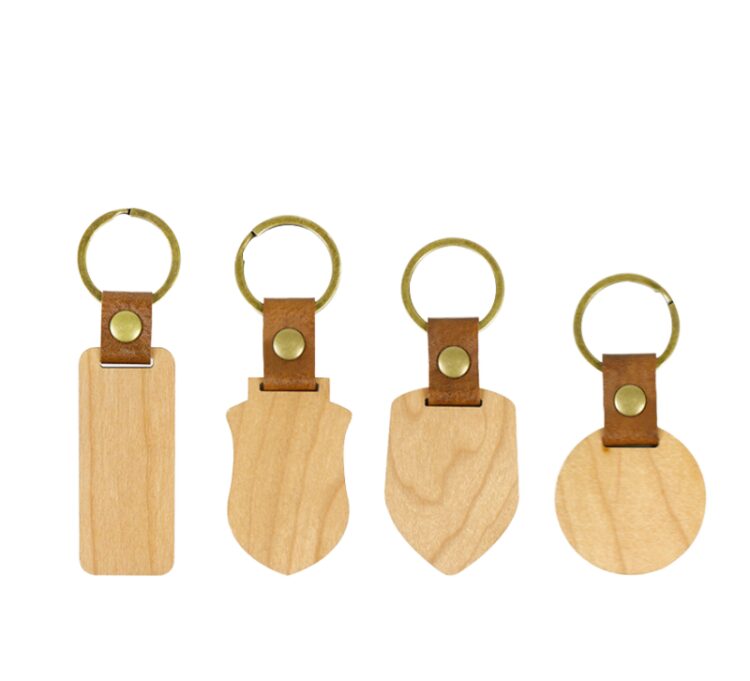 Wooden keychain blank wood keychains for personalized diy crafts for diy key chains, christmas