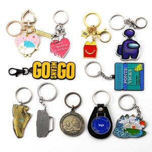 Factory direct custom logo keyring cut off cue soft/hard enamel keychain