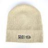High quality merino wool knit personalized custom logo embroidered winter cap beanie hat for men
