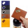 Corkscrew pu leather beer bottle opener manual can opener gift for party guests