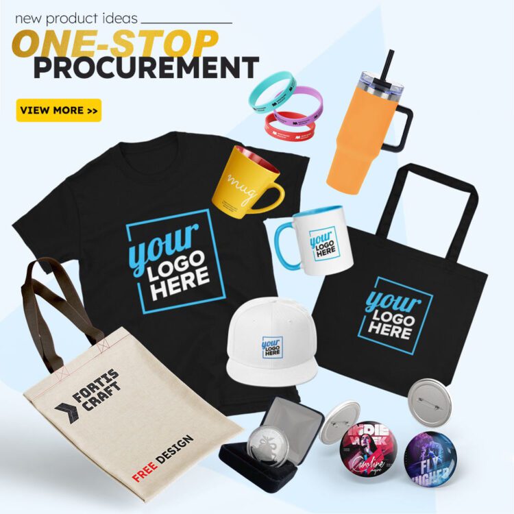 Custom logo marketing items gift set souvenir merchandise promotional office sports products for business