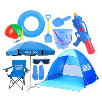 Promotional travel corporate items kit beach tourist seaside gift set product