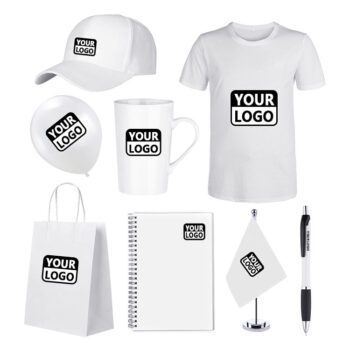Promotional corporate business employee giveaways gift set with custom logo