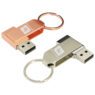 High quality keyring metal pendrive 128gb 64 gb 32gb 16gb 8gb personalised cle usb 3.0 2.0 keychain flash memory stick