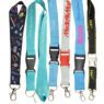 Promotional sublimation keychain lanyards printed neck polyester lanyard free sample lanyards with logo custom