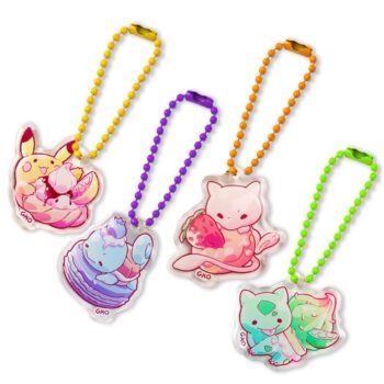 Personalized custom anime keychain cartoon logo acrylic key chain photo customized transparent printing design game keychains