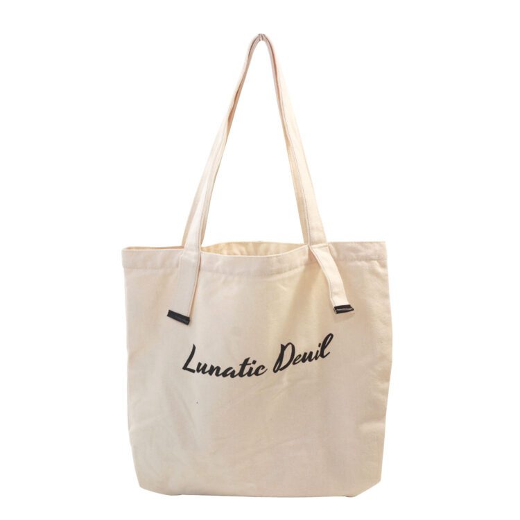 Custom logo print korean tote bags high quality women handbags reusable sublimation canvas tote bag with pocket and zipper