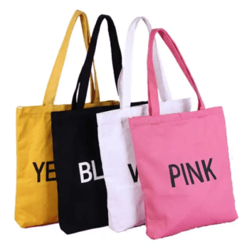 Custom printed cotton colorful eco friendly recycle plain organic canvas bag reusable tote bags for women shopping