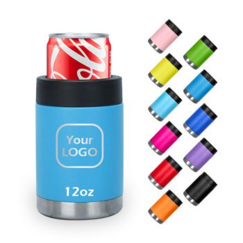 Custom 12oz metal insulated stainless steel soda beer 12 oz can cooler