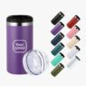 Custom 16oz stainless steel double wall vacuum insulated 4 in 1 beer bottle can cooler