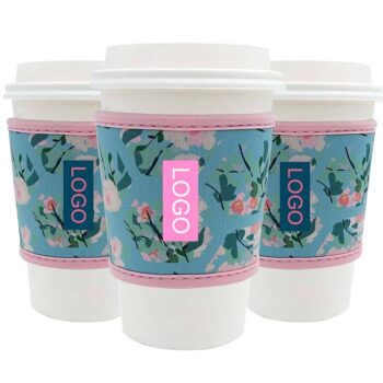 Professional custom portable iced coffee cup sleeve insulated reusable neoprene coffee cup sleeve with different sizes