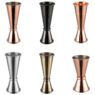 Hot selling metal bar tool measuring cup food grade stainless steel double cocktail jigger 30/60ml 25/50ml