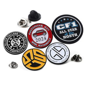 Souvenir gifts zinc alloy metal pins wholesale metal zinc alloy enamel lapel pin custom 2d 3d business brand letter logo badge