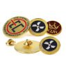 No minimum bulk soft enamel pin gold plated small round pin custom design 2d 3d souvenir business gifts lapel pin badges