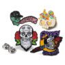 2024 halloween gifts fashion metal badge lapel hard enamel pins custom 3d logo character pins anime cartoon enamel pin badges