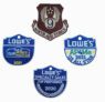 Wholesale custom embroidery clothing patches customized shape size logo embroidery patches