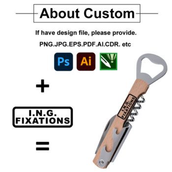 Custom logo high quality wine bottle opener wood and plastic multi-functional wine opener creative seahorse knife with gift box