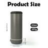 Wholesale customization slim 16oz stainless steel 4 in 1 speaker beer can cooler with speaker and lids