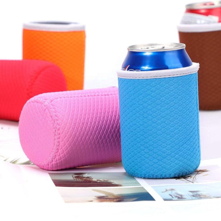 Custom beer can coolers sleeves soft insulated reusable drink can coolers for beer soda