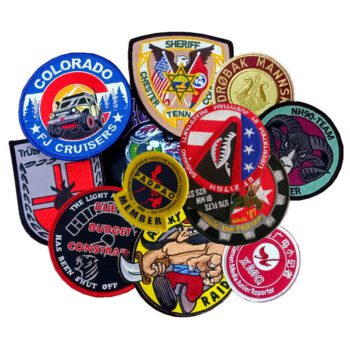 Wholesale custom cool patches embroider ydesigner hat fabric woven full embroidery logo iron-on badge patch