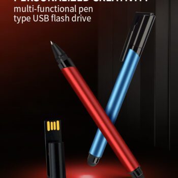 Factory wholesale customizable logo creative multifunctional 2.0 usb flash memory three-in-one ballpoint pen