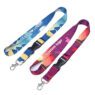Custom lanyard with logo neck strap band for business id badge card holders polyester lanyard