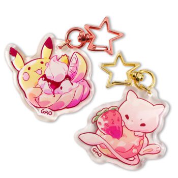 Personalized custom anime keychain cartoon logo acrylic key chain photo customized transparent printing design game keychains