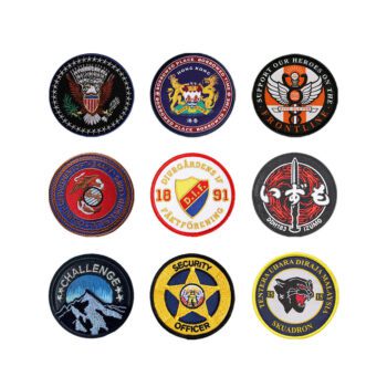 Hot selling custom embroidered embroidery patches iron on woven patch brand logo badge applique for clothing patch