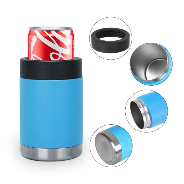 Custom 12oz metal insulated stainless steel soda beer 12 oz can cooler