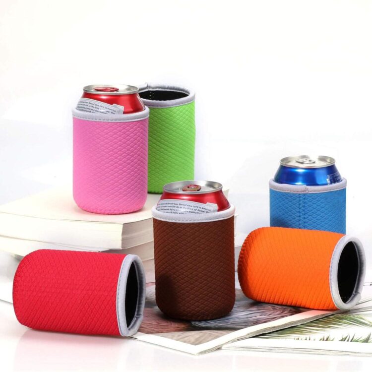 Custom beer can coolers sleeves soft insulated reusable drink can coolers for beer soda