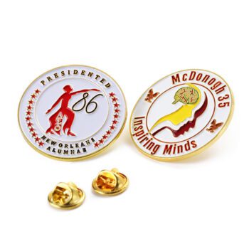 Custom enamel pins no minimum bulk zinc alloy metal badge pin company brand logo 2d 3d round gold plated lapel pin for souvenirs