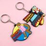 Custom 2d 3d promotional silicone rubber pvc anime key chains novelty retro bulk mini cartoon anime pvc keychain wholesale