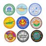 Hot selling custom embroidered embroidery patches iron on woven patch brand logo badge applique for clothing patch