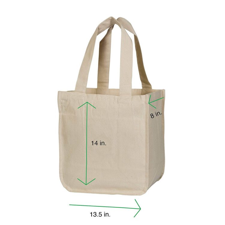 Custom logo print cotton shopping grocery bag recycled plain fashion large organic cotton canvas tote bag for vegetable fruit