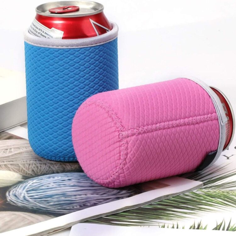 Custom beer can coolers sleeves soft insulated reusable drink can coolers for beer soda