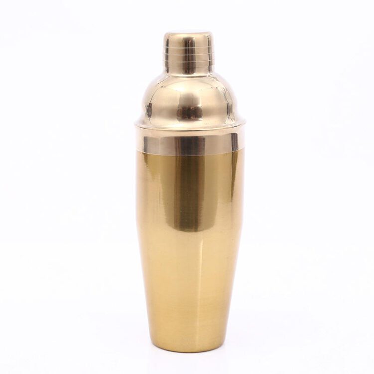 Professional bartender tools 500ml cocktail shaker bar kit luxury gold bar shaker set