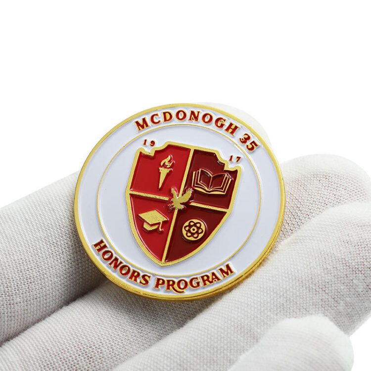 Custom enamel pins no minimum bulk zinc alloy metal badge pin company brand logo 2d 3d round gold plated lapel pin for souvenirs