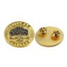 Factory die stamping gold enamel pin no minimum bulk custom pins metal logo 3d university college badge pin for souvenirs