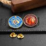 Souvenir gifts sport 3d metal pins custom lapel pin zinc alloy gold silver black judo soccer baseball hockey enamel pins badge