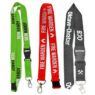Promotional sublimation keychain lanyards printed neck polyester lanyard free sample lanyards with logo custom