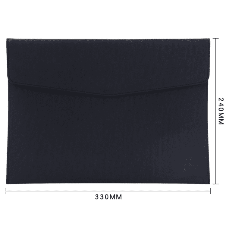 Waterproof document pouch a4 file folder document holder portfolio folder pu leather bag for documents organizer