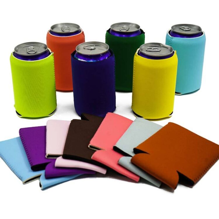 Customized 12 16oz foam stubby holders sublimation stubby sleeves neoprene cheap beer cooler with logo