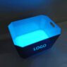 Square ice bucket custom logo sign vip service bottle presenter for nightclub bar lounge party events