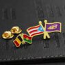 Souvenir gifts flag hat pins metal lapel pin custom 2d 3d gold australia ireland israel switzerland flag pins metalicos