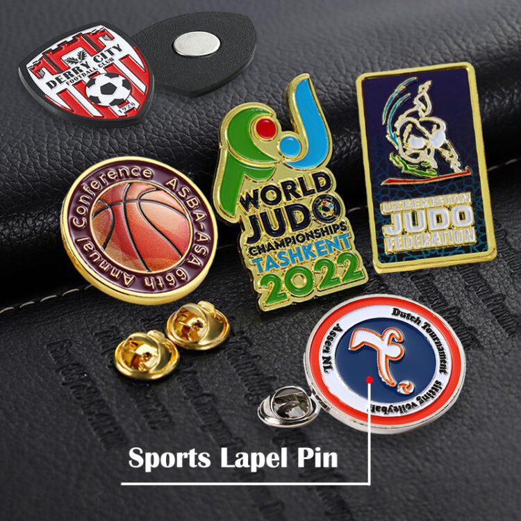 Top selling zinc alloy metal 3d pin gold silver soft enamel pins custom design logo name letter badge pins for caps