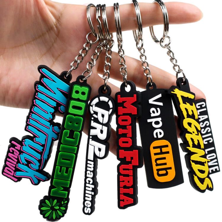 Oem manufacturer keychain made custom logo soft 2d 3d pvc keyring cute rubber pvc key chain