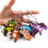 Custom 2d 3d promotional silicone rubber pvc anime key chains novelty retro bulk mini cartoon anime pvc keychain wholesale