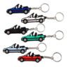 Wholesale promotional customised fashion pvc car logo keychains charms wholesale cheap cartoon pvc rubber car key chains