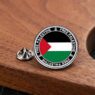 Wholesale resin epoxy free palestine pin flag factory custom any size enamel pin 2d 3d gold silver enamel palestine pin